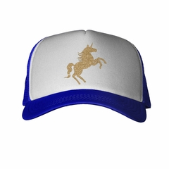 Gorra Caballo Unicornio Dorado Silueta