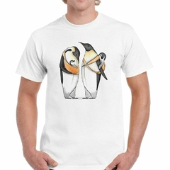 Remera Pinguino Familia Madre Padre E Hijos