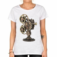 Remera Steampuk Art Camara Metal - tienda online