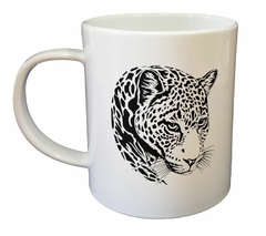 Taza Leopardo Dibujo Vector - TiendaCubik