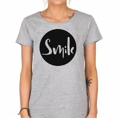 Remera Circulo Smile Sonriamos - TiendaCubik