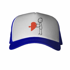 Gorra Hombre Corazon Pieza Rompecabeza