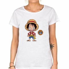 Remera One Piece Anime Sombrero Manos