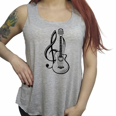 Musculosa Guitarra Nota Musical Arte Canciones