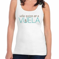 Musculosa Deportiva Solo Quien Ama Vuela Love - comprar online