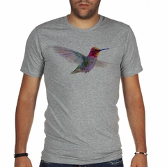 Remera Colibri Watercolor Ave Color Pintura - tienda online