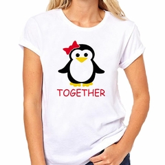 Imagen de Remera Together Forever Pinguinos Amor M1