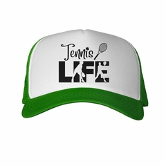 Gorra Frase Tenis Life Deporte Raqueta - TiendaCubik