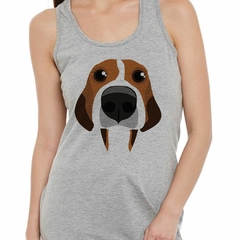 Musculosa Deportiva Perro Beagle Caricatura