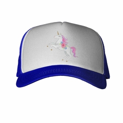 Gorra Caballo Unicornio Parado Flores Colores