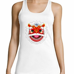 Musculosa Deportiva Leon Chino Dibujo Cultura