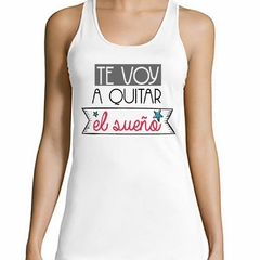 Musculosa Deportiva Te Voy A Quitar El Sueño Estrella - comprar online