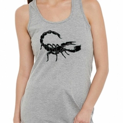 Musculosa Deportiva Escorpion Insecto Dibujo Art