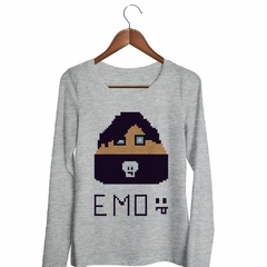 Remera Manga Larga Game Play Emo Estilo - TiendaCubik