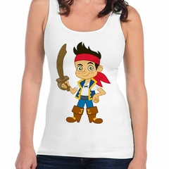 Musculosa Deportiva Jake Y Los Piratas Dibujo Pirate Caricat