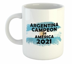 Taza Bandera Argentina Campeon De America 2021