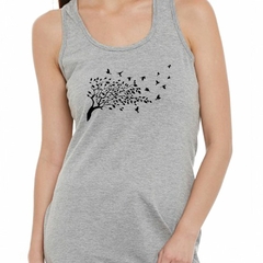 Musculosa Deportiva Pajaros Volando Del Arbol - comprar online