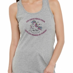 Musculosa Deportiva Los Chicos Vemos Cosas Que Los Gran - comprar online