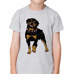 Remera Rottweiler Feliz Con Collar - TiendaCubik