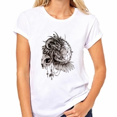 Remera Leon Con Calavera Atrapasueños - comprar online