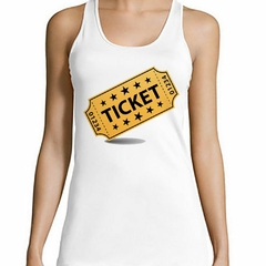 Musculosa Deportiva Ticket Placa