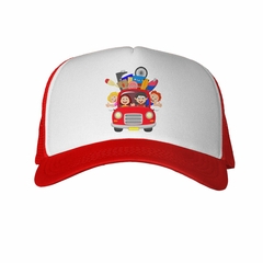 Gorra Familia En Auto Vacaciones Aventura en internet