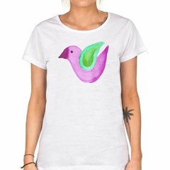 Imagen de Remera Pajaro Volando Dibujo Art M2