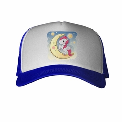 Gorra Unicornio Parado Sobre La Luna