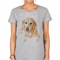 Remera Perro Labrador Rubio Pintura en internet