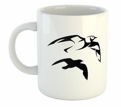 Taza Gaviota Volando Vector