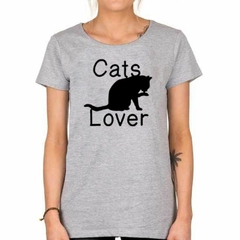 Remera Cats Lover Amador De Los Gatos en internet