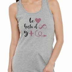 Musculosa Deportiva Hasta El Infinito Y Mas Alla Amor - comprar online