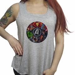 Musculosa Heroes Fantasia Capitan Thor Caricatura