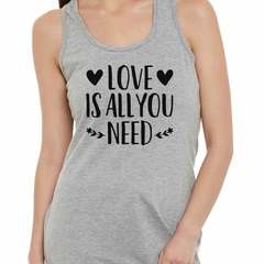 Musculosa Deportiva Love Is All You Need