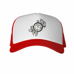 Gorra Reloj Rosas Diseño Negro en internet