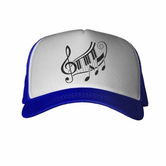 Gorra Nota Musical Piano Teclas