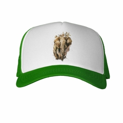 Gorra Elefante Caminando Colmillos Pintura Art - TiendaCubik