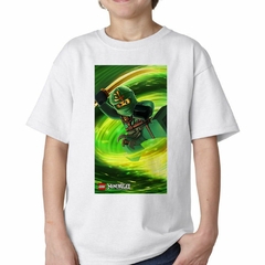 Imagen de Remera Lego Ninjago Ninja Green Verde Dibujo