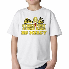 Remera Cobra Kai Strike First Hard No Mercy #1 - TiendaCubik