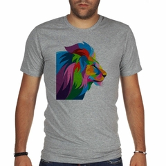 Remera Leon Popart Dibujo Colores - tienda online