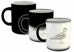 Taza Gaviota Vector Dibujo Lineas Art en internet