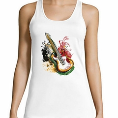 Musculosa Deportiva Guitarra Colores Reggae Rock Musica - comprar online