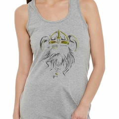 Musculosa Deportiva Vikingo Con Casco Barba Atada Art - comprar online