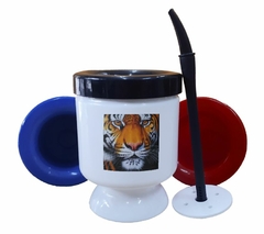 Mate Tigre Pintura Watercolor - comprar online