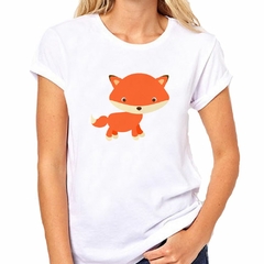 Remera Zorro Naranja Animal Dibujito - TiendaCubik