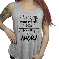 Musculosa El Mejor Momento Para Ser Feliz