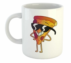 Taza Pizza Cool Fashion Lentes De Sol