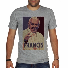 Remera Drawing Papa Francisco Religion Catolica