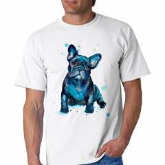 Imagen de Remera Bulldog Art Watercolor M1