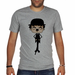 Imagen de Remera Chaplin Dibujo Caricatura Sombrero